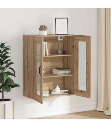 vidaXL Storage Cabinet Wall-mounted Artisan Oak 69.5 x 34 x 90 cm
