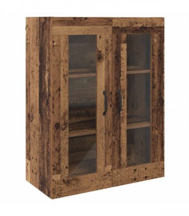 vidaXL Storage Cabinet Wall-mounted Old Wood 69.5 x 34 x 90 cm