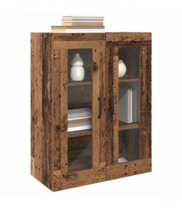 vidaXL Storage Cabinet Wall-mounted Old Wood 69.5 x 34 x 90 cm