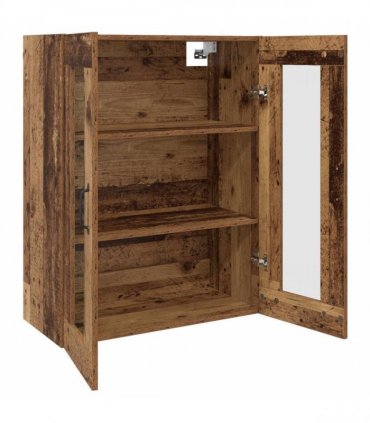 vidaXL Storage Cabinet Wall-mounted Old Wood 69.5 x 34 x 90 cm