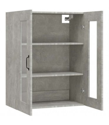 vidaXL Hanging Wall Cabinet Concrete Grey 69.5x34x90 cm — V0672031573