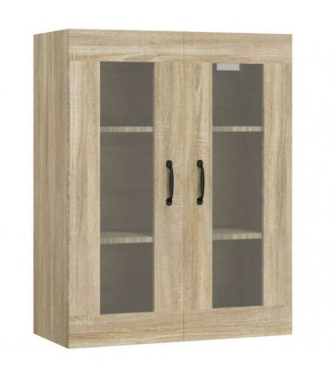 vidaXL Hanging Wall Cabinet Sonoma Oak 69.5x34x90 cm — V0672031576