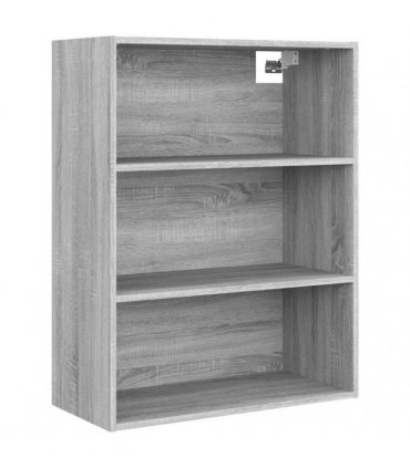 vidaXL Hanging Wall Cabinet Grey Sonoma 69.5x32.5x90 cm
