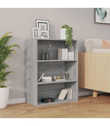 vidaXL Hanging Wall Cabinet Grey Sonoma 69.5x32.5x90 cm