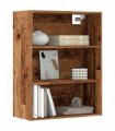 vidaXL Hanging Wall Cabinet Old Wood 69.5x32.5x90 cm