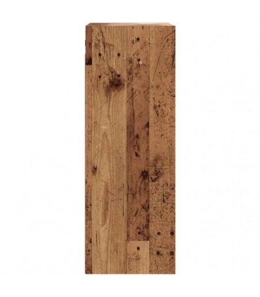 vidaXL Hanging Wall Cabinet Old Wood 69.5x32.5x90 cm