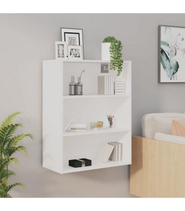 vidaXL Hanging Wall Cabinet White 69.5x32.5x90 cm