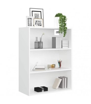 vidaXL Hanging Wall Cabinet White 69.5x32.5x90 cm