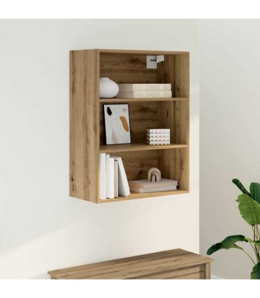 vidaXL Hanging Wall Cabinet Artisan Oak 69.5x32.5x90 cm