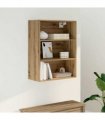 vidaXL Hanging Wall Cabinet Artisan Oak 69.5x32.5x90 cm