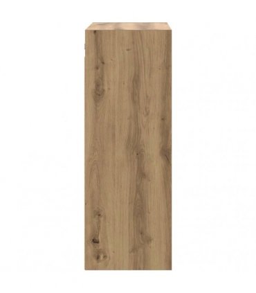 vidaXL Hanging Wall Cabinet Artisan Oak 69.5x32.5x90 cm