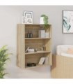 vidaXL Hanging Wall Cabinet Sonoma Oak 69.5x32.5x90 cm