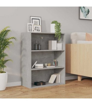 vidaXL Hanging Wall Cabinet Concrete Grey 69.5x32.5x90 cm