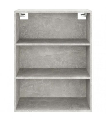 vidaXL Hanging Wall Cabinet Concrete Grey 69.5x32.5x90 cm