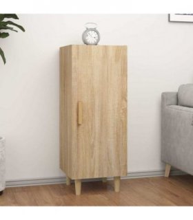 vidaXL Sideboard Sonoma Oak 34.5x34x90 cm Engineered Wood