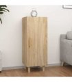 vidaXL Sideboard Sonoma Oak 34.5x34x90 cm Engineered Wood