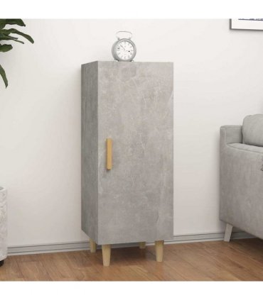 vidaXL Sideboard Concrete Grey 34.5x34x90 cm Engineered Wood
