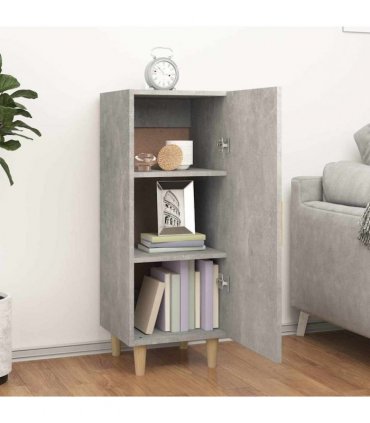vidaXL Sideboard Concrete Grey 34.5x34x90 cm Engineered Wood