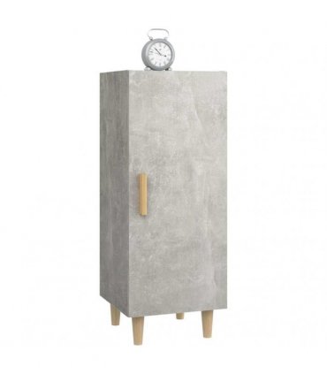 vidaXL Sideboard Concrete Grey 34.5x34x90 cm Engineered Wood
