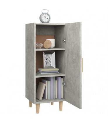 vidaXL Sideboard Concrete Grey 34.5x34x90 cm Engineered Wood
