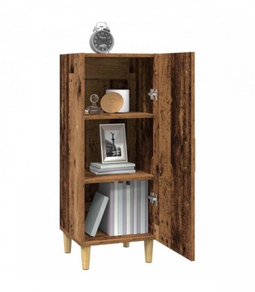 vidaXL Sideboard Old Wood 34.5 x 34 x 90 cm Engineered Wood