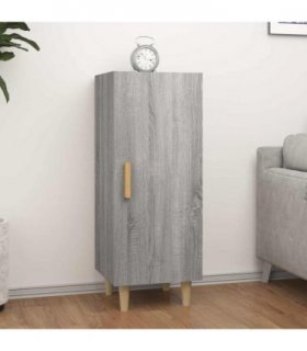 vidaXL Sideboard Grey Sonoma 34.5x34x90 cm Engineered Wood