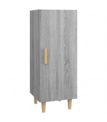 vidaXL Sideboard Grey Sonoma 34.5x34x90 cm Engineered Wood