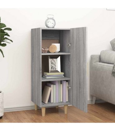 vidaXL Sideboard Grey Sonoma 34.5x34x90 cm Engineered Wood