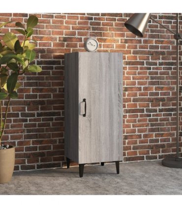 vidaXL Sideboard Grey Sonoma 34.5x34x90 cm Engineered Wood — V0672031600