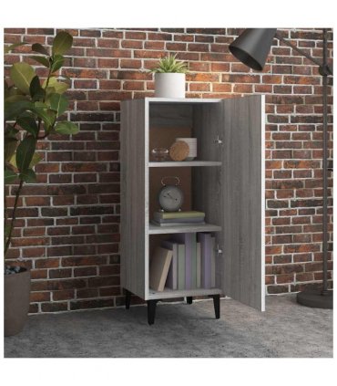 vidaXL Sideboard Grey Sonoma 34.5x34x90 cm Engineered Wood — V0672031600