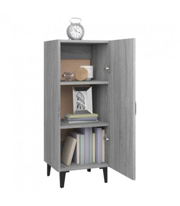 vidaXL Sideboard Grey Sonoma 34.5x34x90 cm Engineered Wood — V0672031600