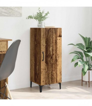 vidaXL Sideboard Old Wood 34.5 x 34 x 90 cm Engineered Wood — V0672031602