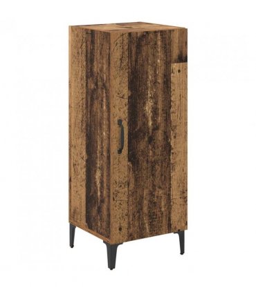 vidaXL Sideboard Old Wood 34.5 x 34 x 90 cm Engineered Wood — V0672031602