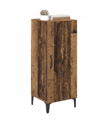 vidaXL Sideboard Old Wood 34.5 x 34 x 90 cm Engineered Wood — V0672031602