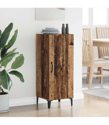 vidaXL Sideboard Old Wood 34.5 x 34 x 90 cm Engineered Wood — V0672031602
