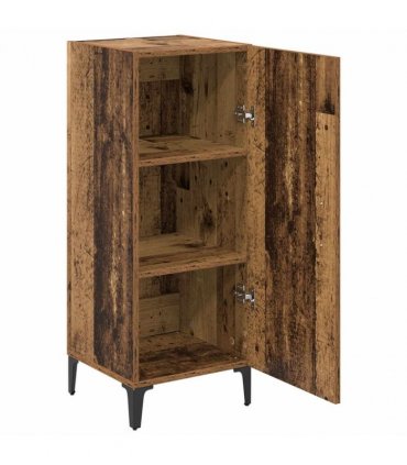 vidaXL Sideboard Old Wood 34.5 x 34 x 90 cm Engineered Wood — V0672031602