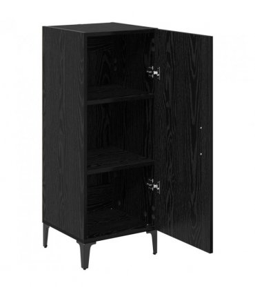 vidaXL Sideboard Black Oak 34.5 x 34 x 90 cm Engineered Wood — V0672031603
