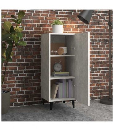 vidaXL Sideboard Concrete Grey 34.5x34x90 cm Engineered Wood — V0672031604