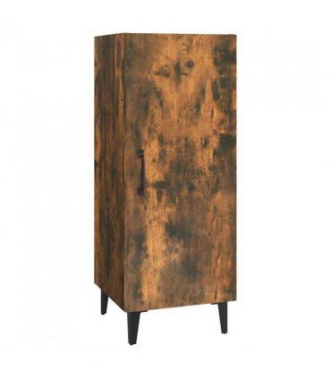 vidaXL Sideboard Smoked Oak 34.5x34x90 cm Engineered Wood