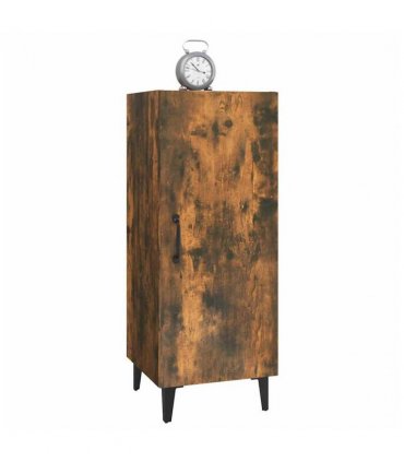 vidaXL Sideboard Smoked Oak 34.5x34x90 cm Engineered Wood
