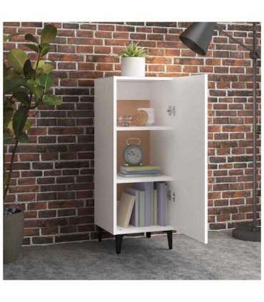 vidaXL Sideboard White 34.5x34x90 cm Engineered Wood — V0672031606