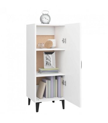 vidaXL Sideboard White 34.5x34x90 cm Engineered Wood — V0672031606