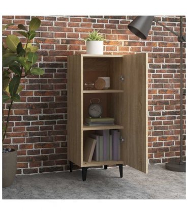 vidaXL Sideboard Sonoma Oak 34.5x34x90 cm Engineered Wood — V0672031608