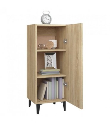 vidaXL Sideboard Sonoma Oak 34.5x34x90 cm Engineered Wood — V0672031608