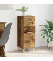 vidaXL Sideboard Old wood 34.5 x 34 x 90 cm Engineered wood — V0672031609