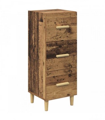 vidaXL Sideboard Old wood 34.5 x 34 x 90 cm Engineered wood — V0672031609