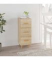 vidaXL Sideboard Sonoma Oak 34.5x34x90 cm Engineered Wood — V0672031610