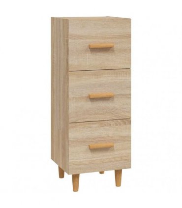 vidaXL Sideboard Sonoma Oak 34.5x34x90 cm Engineered Wood — V0672031610