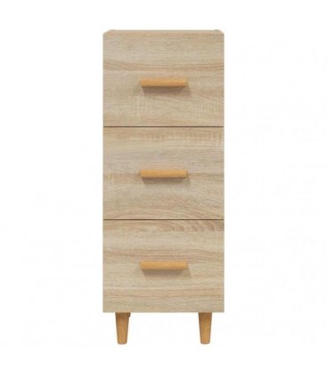vidaXL Sideboard Sonoma Oak 34.5x34x90 cm Engineered Wood — V0672031610