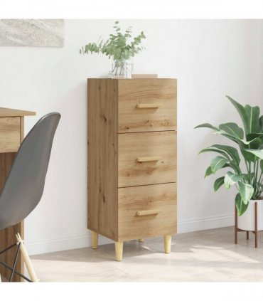 vidaXL Sideboard Artisan oak 34.5 x 34 x 90 cm Engineered wood — V0672031616